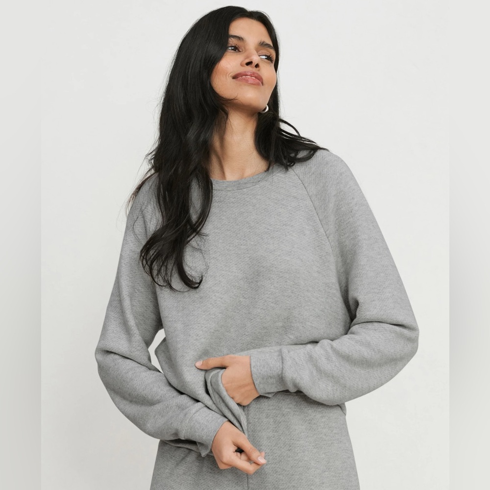 Jenni Kayne Heather Gray Knit Sweater